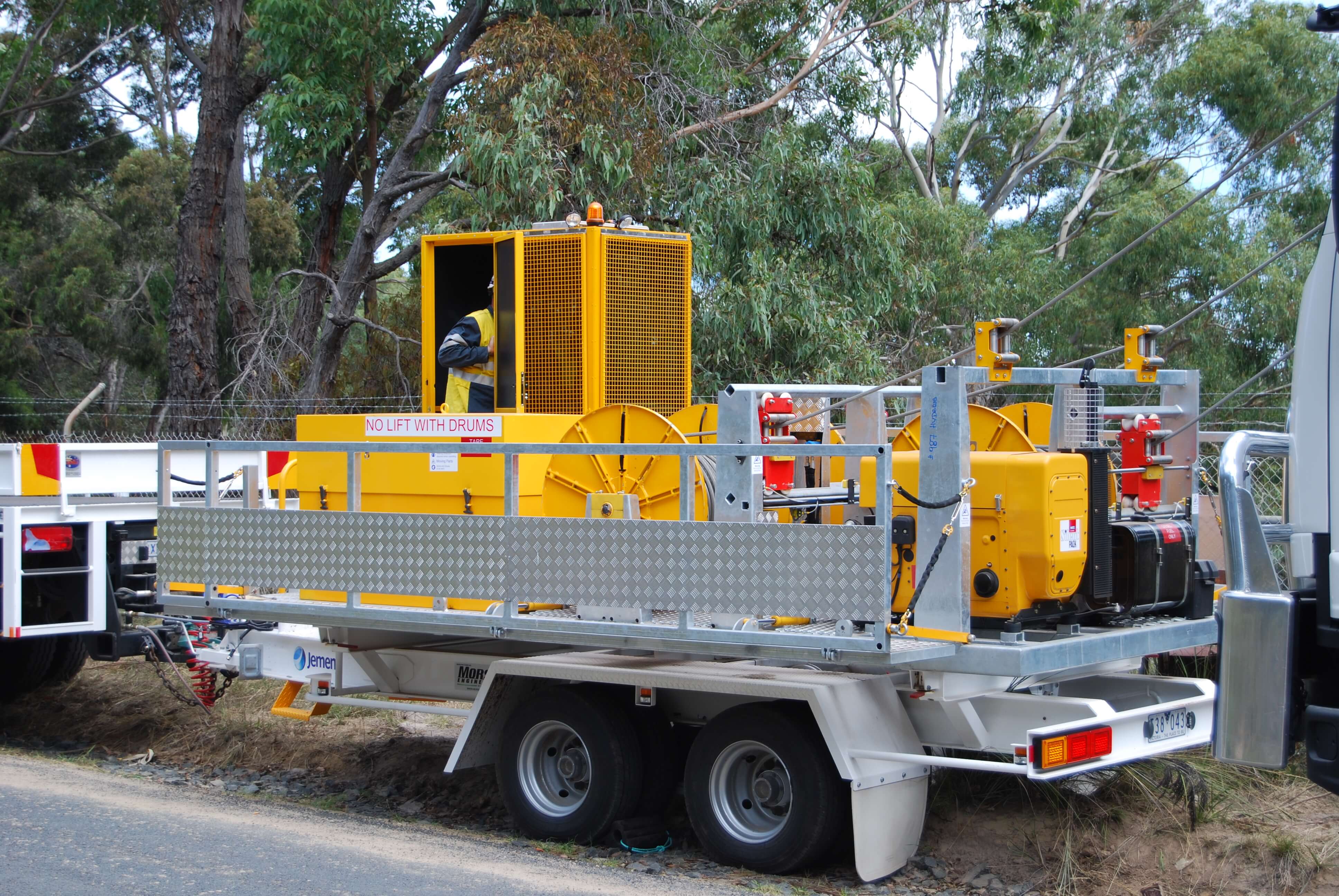 Hydeng Cable Hauling machine finished